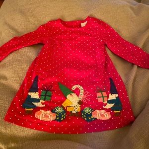 Lot of 2 cotton Christmas dresses from Hanna Andersson